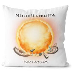 IMPAR SUBLIMACE Polštářek Cyklista pod sluncem