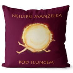 IMPAR SUBLIMACE Polštář Nejlepší manželka pod sluncem