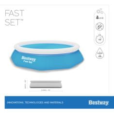 Bestway Nafukovací bazén Fast Set, kartušová filtrace, 3,05m x 66cm