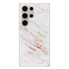 iSaprio Silikonové pouzdro - Rose Gold Marble pro Samsung Galaxy S24 Ultra