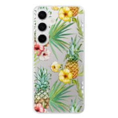 iSaprio Silikonové pouzdro - Pineapple Pattern 02 pro Samsung Galaxy S24