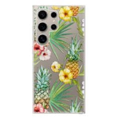 iSaprio Silikonové pouzdro - Pineapple Pattern 02 pro Samsung Galaxy S24 Ultra