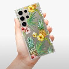 iSaprio Silikonové pouzdro - Pineapple Pattern 02 pro Samsung Galaxy S24 Ultra