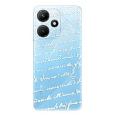 iSaprio Silikonové pouzdro - Handwriting 01 - white pro Infinix Hot 30i