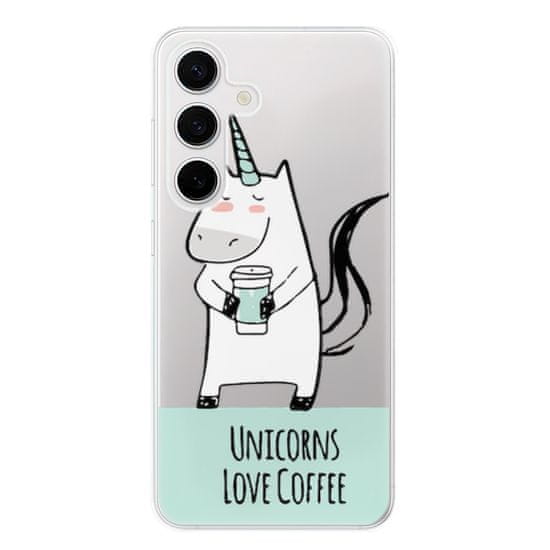 iSaprio Silikonové pouzdro - Unicorns Love Coffee pro Samsung Galaxy S24