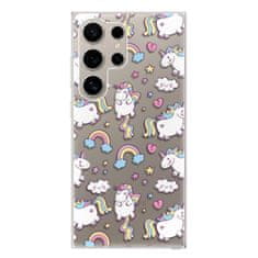 iSaprio Silikonové pouzdro - Unicorn pattern 02 pro Samsung Galaxy S24 Ultra