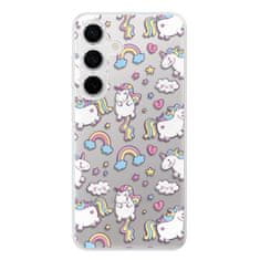 iSaprio Silikonové pouzdro - Unicorn pattern 02 pro Samsung Galaxy S24