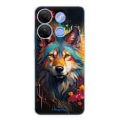 iSaprio Silikonové pouzdro - Mysterious Wolf pro Infinix Smart 7