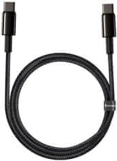 BASEUS kabel USB-C - USB-C, rychlonabíjecí, datový, 100W, 1m, černá