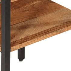 shumee Odkládací stolek 35x35x45 cm masivní akáciové dřevo a železo