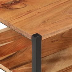 shumee Odkládací stolek 35x35x45 cm masivní akáciové dřevo a železo