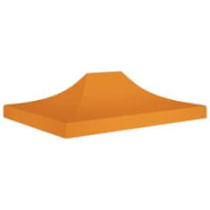 Vidaxl Střecha k party stanu 4,5 x 3 m oranžová 270 g/m²