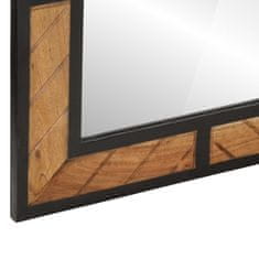 shumee Koupelnové zrcadlo 60 x 1 x 55 cm masivní akáciové dřevo