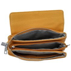 MaxFly Trendy dámská crossbody kabelka Santiana, žlutá