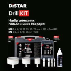 DISTAR Sada diamantových keramických vrtáků DrillKIT 6-70 + CoolGEL