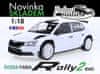 Škoda Fabia Rally2 evo Plain Body Fox18 1:18