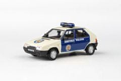 Abrex Škoda Favorit 136 L (1988) - Městská Policie Praha ABREX 1:43