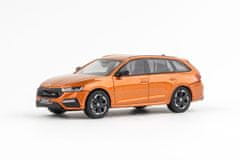 Abrex Škoda Octavia IV Combi RS (2020) - Oranžová Phoenix Metalíza ABREX 1:43