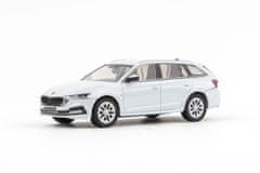 Abrex Škoda Octavia IV Combi (2020) - Bílá Moon Metalíza ABREX 1:43