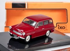 IXO MODELS Škoda Octavia Combi (1969) Tmavě Červená IXO 1:43