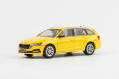 Abrex Škoda Octavia IV Combi (2020) - Žlutá Telecom ABREX 1:43