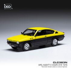 IXO MODELS OPEL KADETT C Coupe GT/E 1976 - Žlutá/Černá IXO 1:43