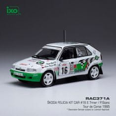 IXO MODELS Skoda Felicia Kit Car, No.16 Rallye Tour de Corse 1995 (E.Triner/Stanc) IXO 1:43