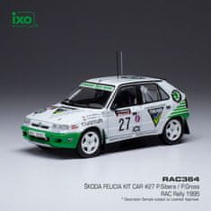 IXO MODELS Škoda Felicia Kit Car no.27 P.Sibera/P.Gross RAC rallye 1995 - IXO 1:43