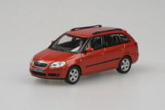 Abrex Škoda Fabia II Combi (2007) - Oranžová Tangerine Metalíza ABREX 1:43