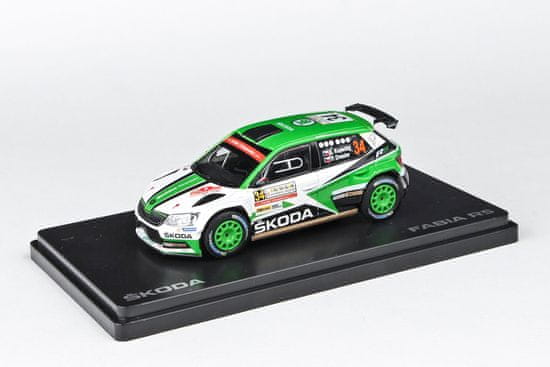 Abrex Škoda Fabia R5 (2015) Rally Italia Sardegna 2017#34 Kopecký - Dresler ABREX 1:43