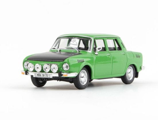 Abrex Škoda 110L Rallye (1973) Rallye Design Zelená ABREX 1:43