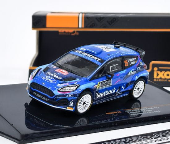 IXO MODELS Ford Fiesta MkII Rally2 #25 Rally Monte Carlo 2023 G.Munster/L.Louka IXO 1:43