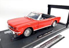 Motor Max Ford Mustang Cabriolet (1964) Oranžová 1:18