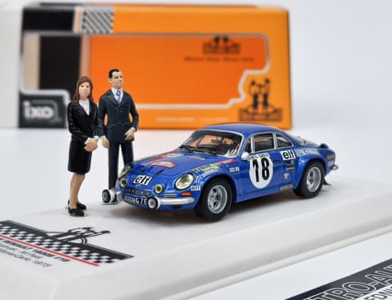 IXO MODELS Alpine Renault 1800S #18 Rallye Monte Carlo 1975 s figurkami IXO 1:43