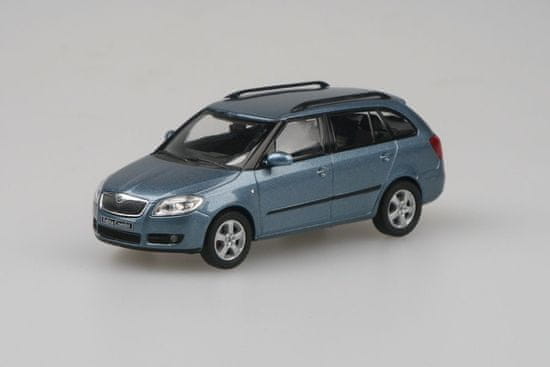 Abrex Škoda Fabia II Combi (2007) Šedá Satin Metalíza ABREX 1:43