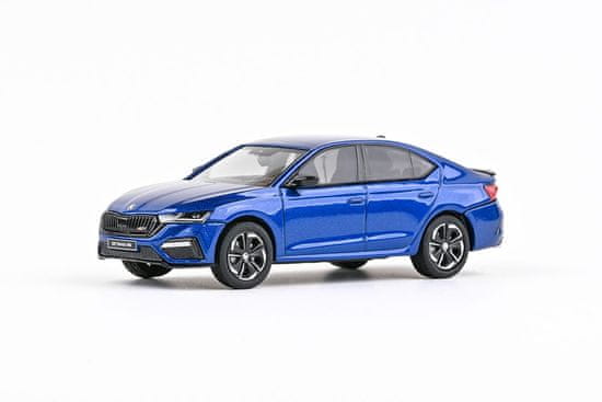 Abrex Škoda Octavia IV RS (2020) - Modrá Nightfire Metalíza ABREX 1:43