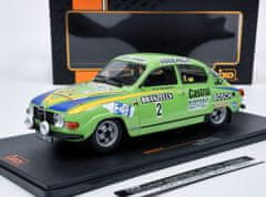 IXO MODELS Saab 96 V4 No.2 Rallye WM Rallye Sweden S.Blomqvist/H.Sylvan 1976 IXO 1:18