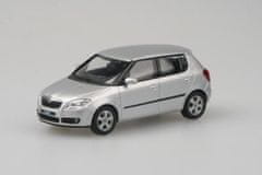 Abrex Škoda Fabia II (2006) - Stříbrná Brilliant Metalíza ABREX 1:43