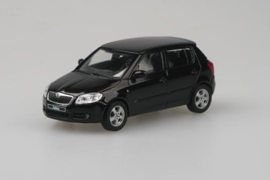 Abrex Škoda Fabia II (2006) - Černá Magic Metalíza ABREX 1:43