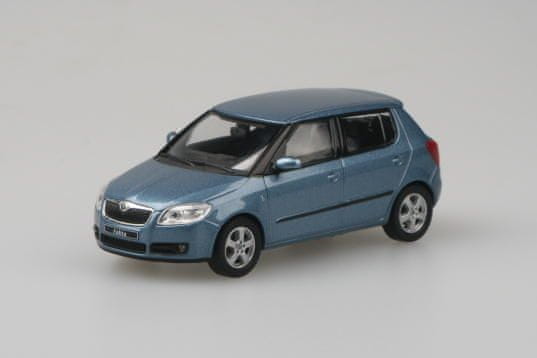 Abrex Škoda Fabia II (2006) - Šedá Satin Metalíza ABREX 1:43