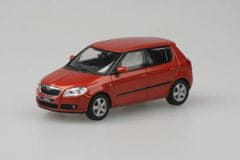 Abrex Škoda Fabia II (2006) - Oranžová Tangerine Metalíza ABREX 1:43