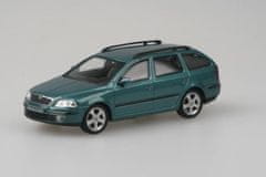 Abrex Škoda Octavia II Combi (2004) - Zelená Island Metalíza ABREX 1:43