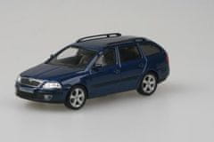 Abrex Škoda Octavia II Combi (2004) - Modrá Hlubinná Metalíz ABREX 1:43