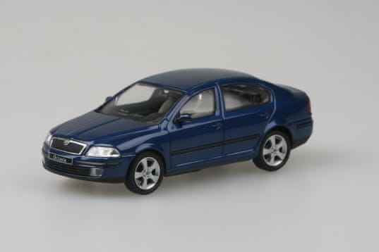 Abrex Škoda Octavia II (2004) - Modrá Hlubinná Metalíza ABREX 1:43