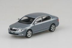 Abrex Škoda Superb II (2008) - Šedá Steel Metalíza ABREX 1:43