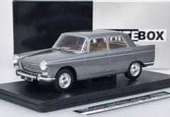 WHITEBOX Peugeot 404 (1960) Šedá Metalíza Whitebox 1:24