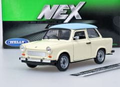 Welly Trabant 601 Béžová/Modrá střecha Welly 1:24