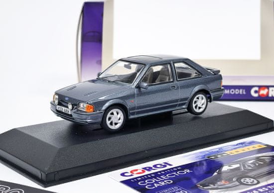 Corgi Ford Escort MK IV RS Turbo RHD 1990 - Šedá metalíza CORGI 1:43