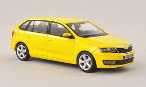 Abrex Škoda Rapid Spaceback (2013) - sprint yellow uni ABREX 1:43