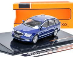 IXO MODELS Škoda Superb II 3T (2008) Modrá Metalíza IXO 1:43